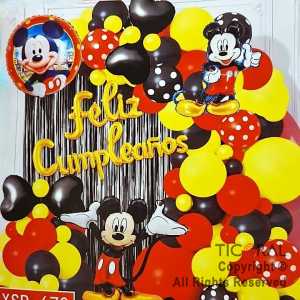 SET DE GLOBOS ARCO XL MICKEY XSR 68 UNIDADES